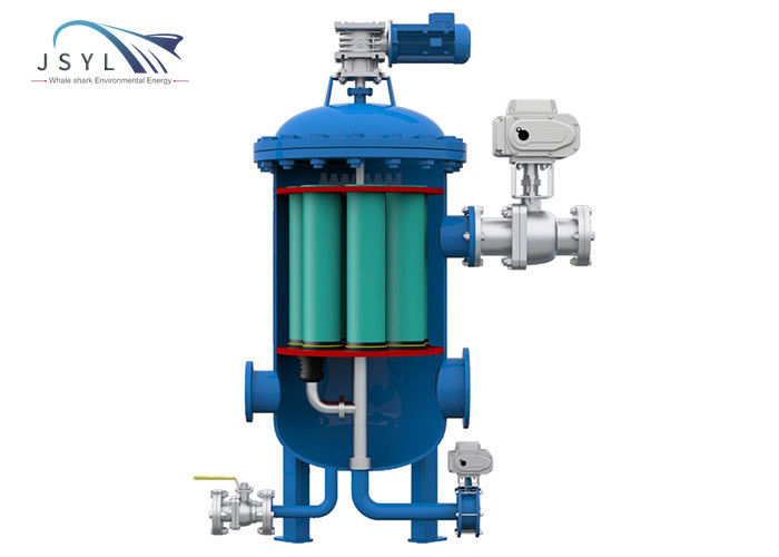 Grande filtro automatico da risucchio del cilindro del filtrante di acqua di pressione bassa di industriale di flusso multi